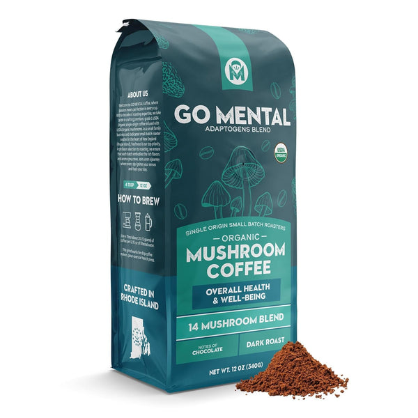 14 Mushroom Coffee Adaptogen Blend