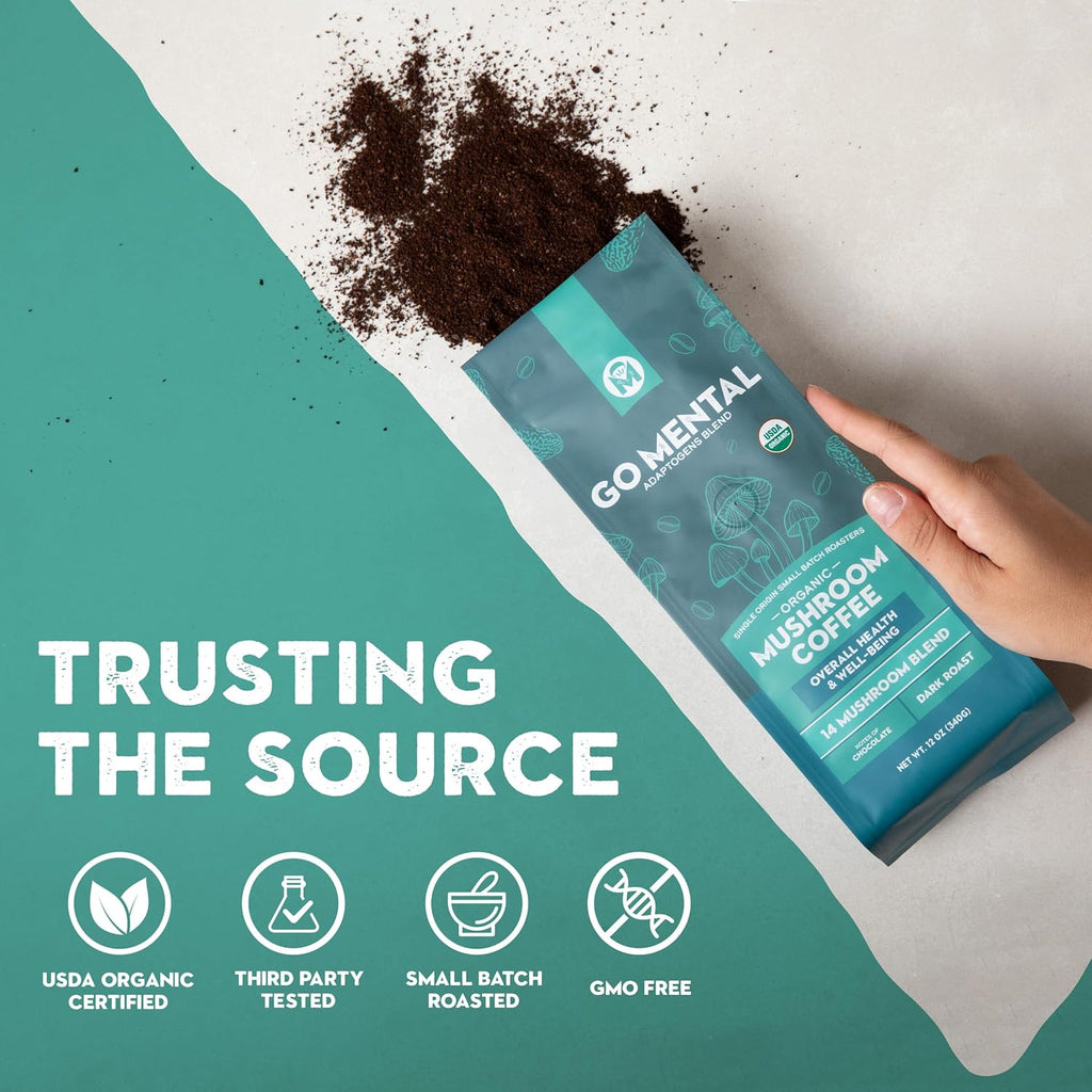 14 Mushroom Coffee Adaptogen Blend