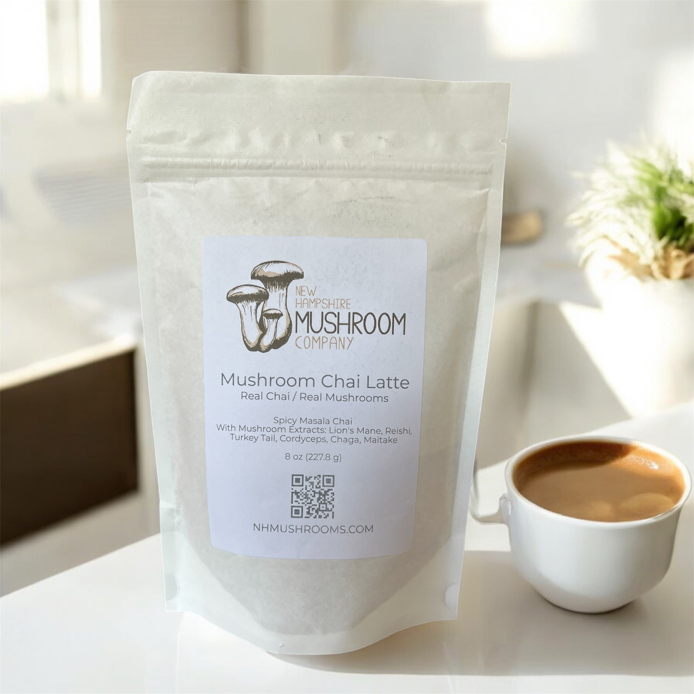 Mushroom Chai Latte – Creamy Spiced Blend with Functional Mushrooms